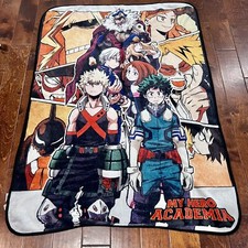My Hero Academia Funimation Fleece Throw Blanket Anime Soft  Warm 41  X57  