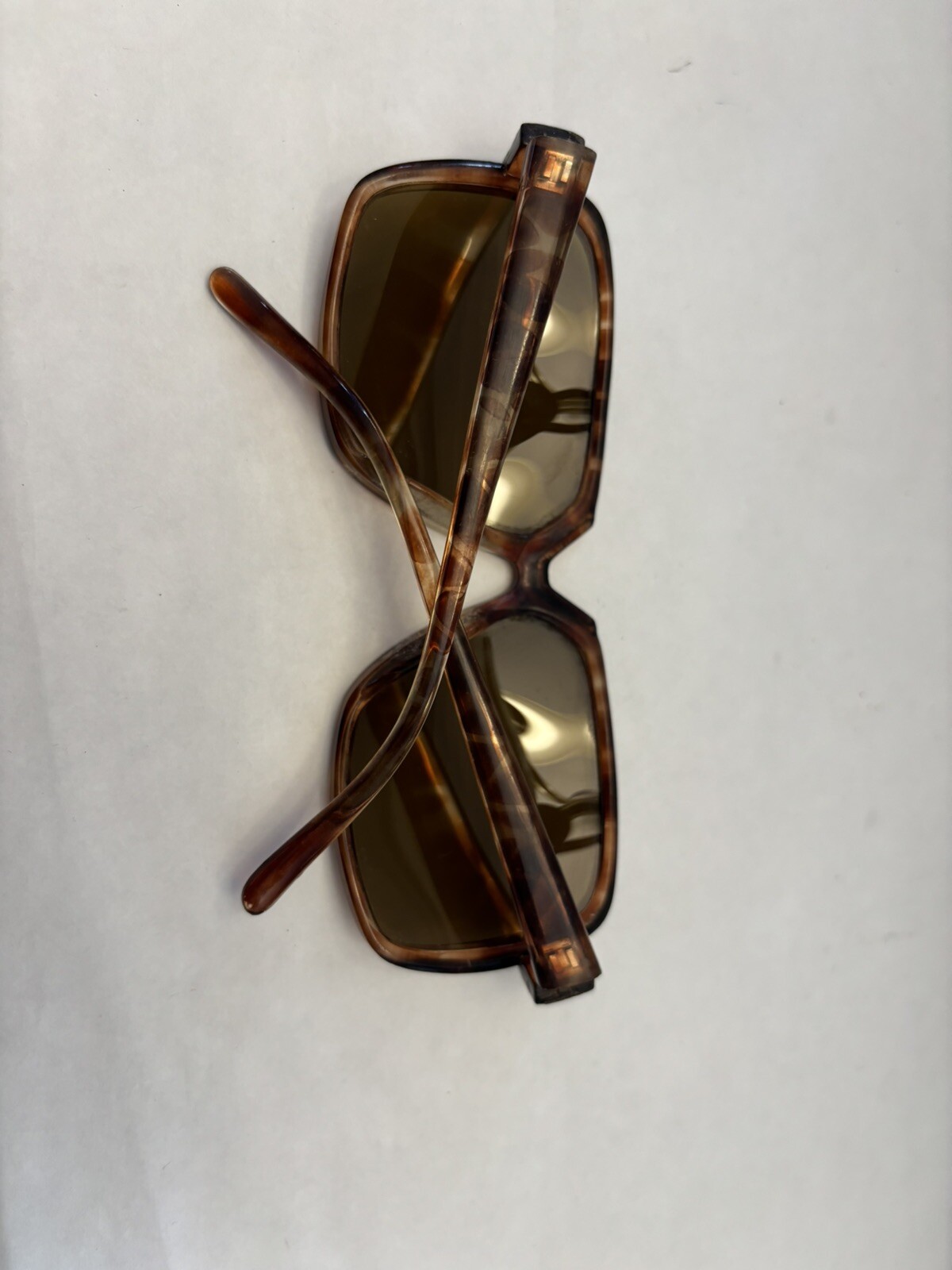 Vintage Large Plastic Frames Brown Rust Colored 1… - image 9