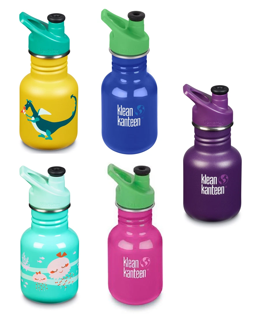 Klean Kanteen Classic Sport Kids Water Bottle 12oz