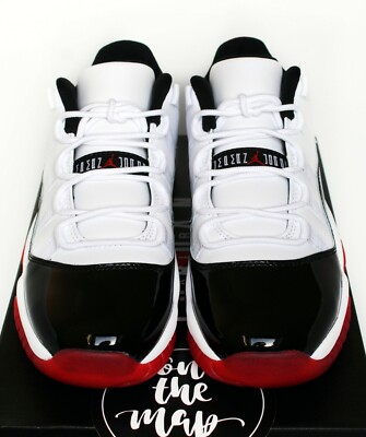 Nike Air Jordan 11 XI Retro Low Concord Bred Black Red GS 2020 UK