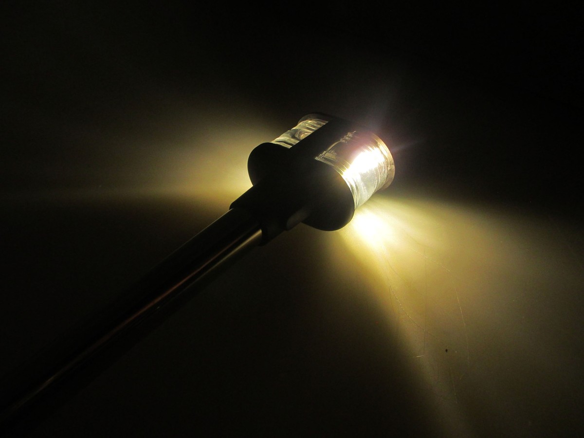 Pactrade Marine Boat Pontoon 11 1/2" SS304 Stern Anchor Masthead LED Light 12V E - Foto 10