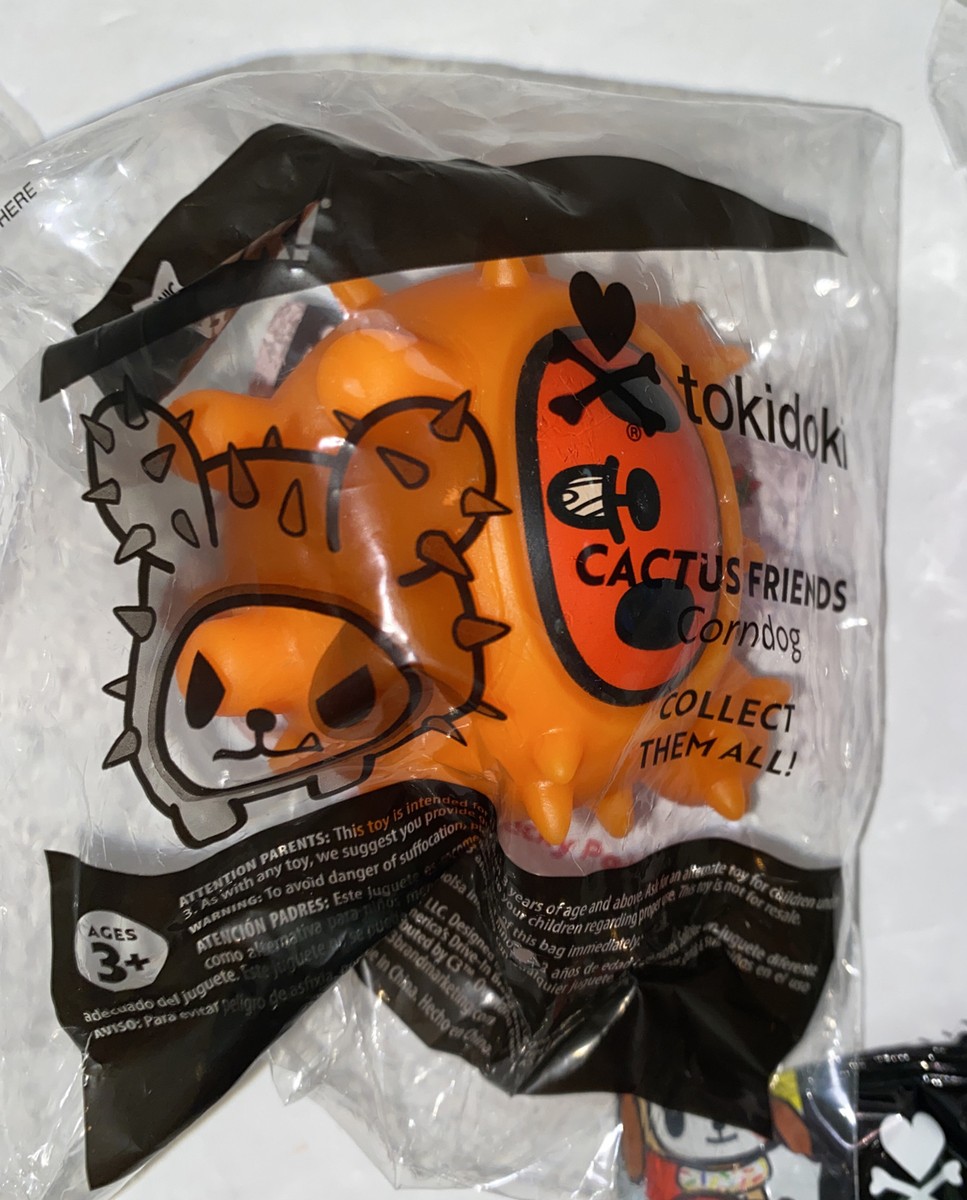 Tokidoki Sonic Wacky Pack Sealed Lot Cactus Friends Corndog Blue