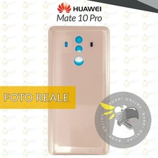 SCOCCA POSTERIORE HUAWEI MATE 10 PRO BLA-L09 BLA-L29 BACK COVER VETRO ROSA PINK