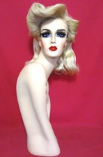 40s VICTORY ROLLS Pinup Retro WIG Lace Front Costume Drag Light Blond ALL COLORS