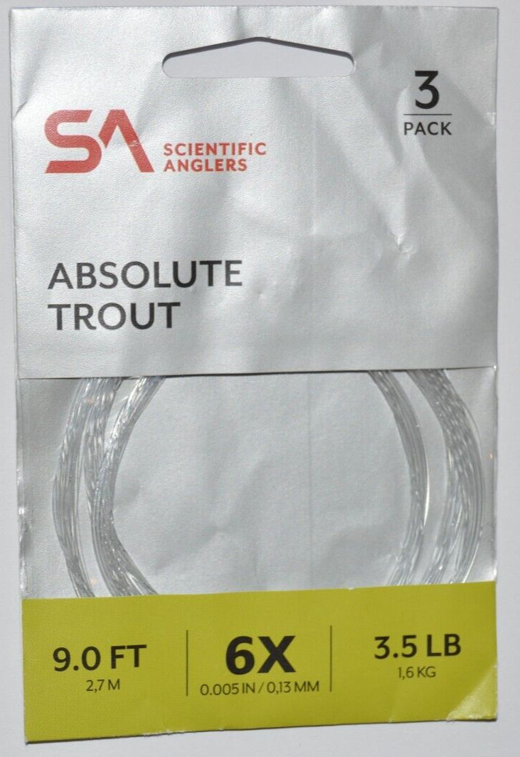 Scientific Anglers Absolute Trout Leader - 3 Pack main image 1