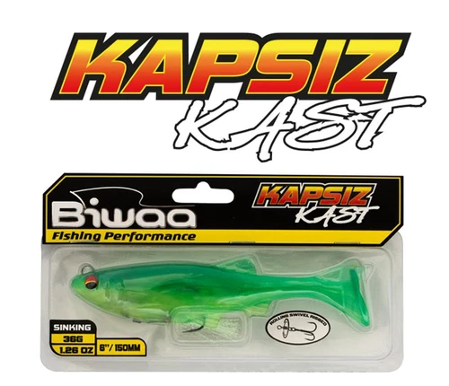 Biwaa Kapsiz HD Kast 6" Soft Plastic Swimbait Fishing Lure - Choose Colour BRAND