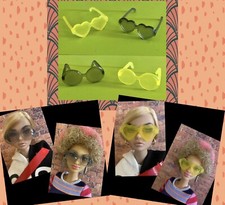 BARBIE " Sunglasses " Set of 2 Black  Yellow, Pick a set.. NEW, from MATTEL