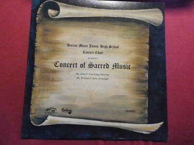 Horace Mann Junior High School Conc. Choir (1895) Concert of Cacred Music US-Pre