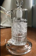 Percolator matrix tire Glass Water Pipe Helix rig Hookah 18mm bowl Thick bottom