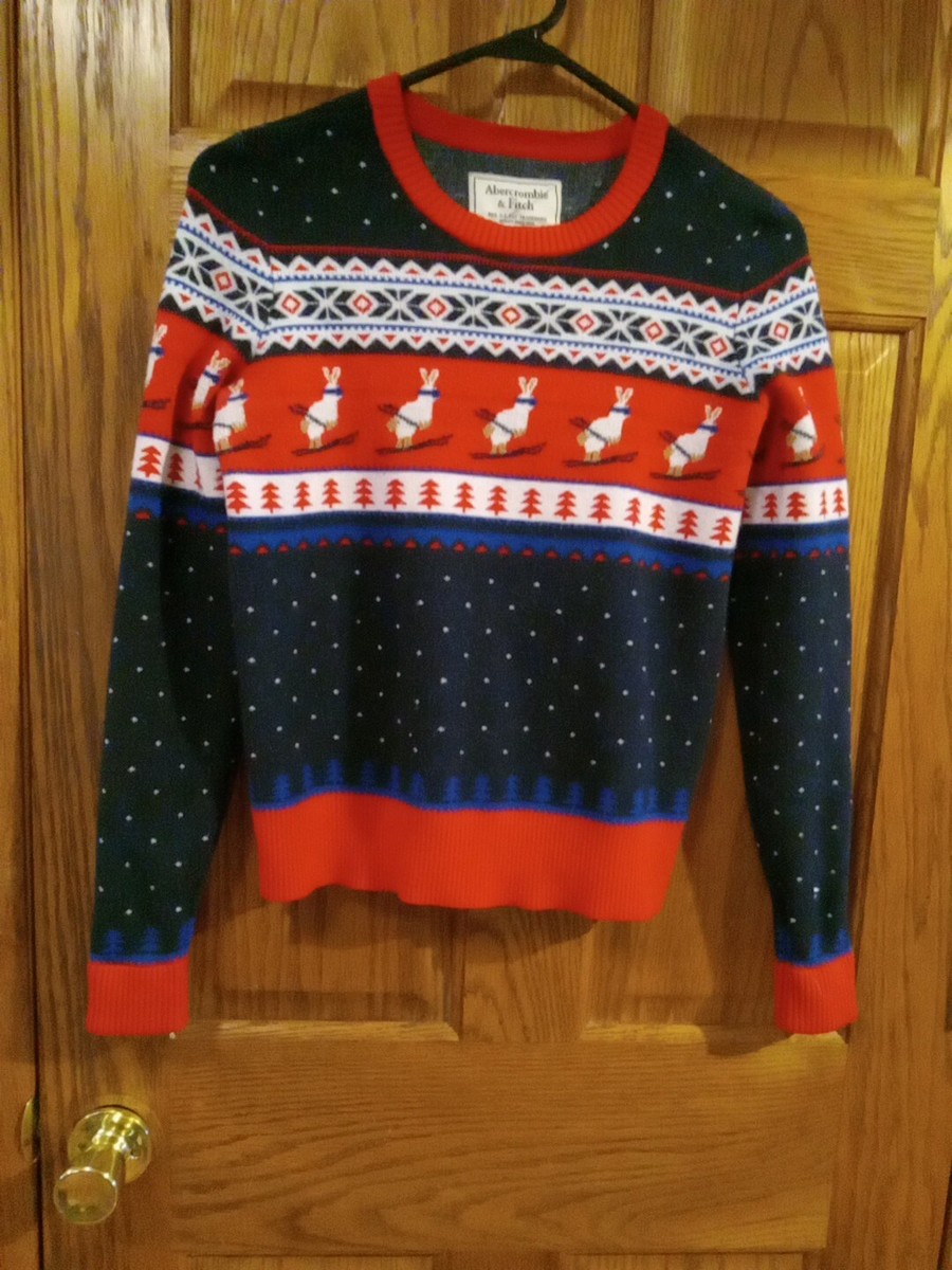 Abercrombie Fitch Women's Ski Bunny Pullover Slim Fit Sweater XS