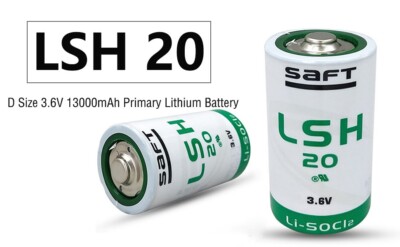 2 LSH20 LSH 20 Battery for SAFT LSH20 D Size 3.6V 13000Mah Primary Lithium Batt