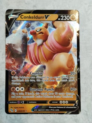 Pokemon Go - Conkeldurr V - Carta 040/078 - Espansione - Ultra Rara