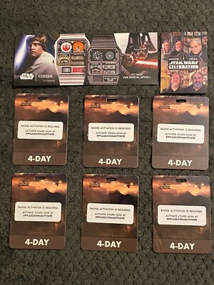 STAR WARS CELEBRATION 2022 4-DAY ADULT TICKETS SOLD OUT!!!! | eBay