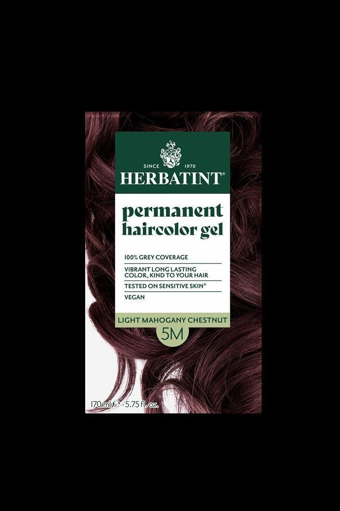 5M Light Mahogany Chestnut Hair Colour 170ml (Herbatint) - Image 3