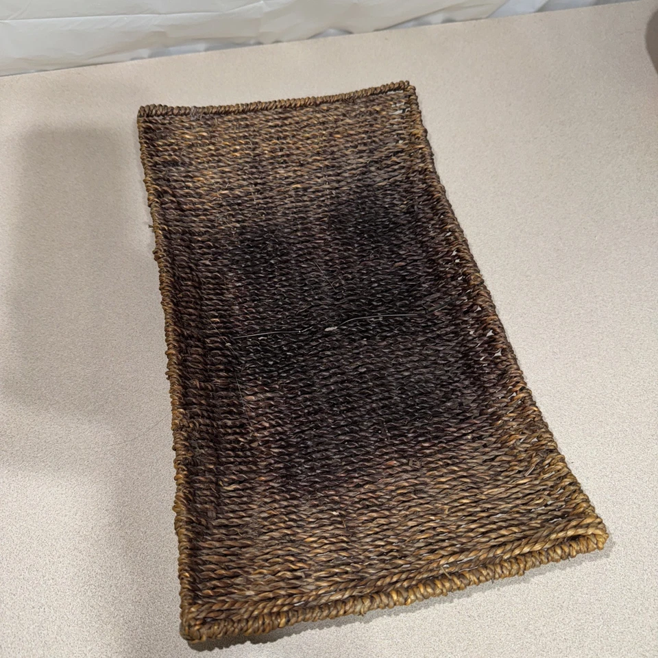 Lote de 6 bolas decorativas de resina ornamentada relleno mesa decoración con cesta de mimbre Foto 3 de 4