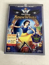 Snow White and the Seven Dwarfs BLURAY DVD 2009 DIAMOND DISNEY 3 DISC COMBO PAK