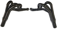 Schoenfeld 1342v Headers Black Fender Well Exit For Small Block Chevy S-10