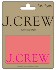 J.Crew $50 Physicsal Gift Card ( Free Shipping )
