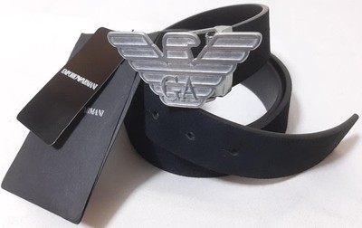 Emporio Armani Eagle Buckle Men's Leather belt | eBay
