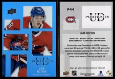 2024-25 Upper Deck Series 1 UD Portraits #P44 Lane Hutson