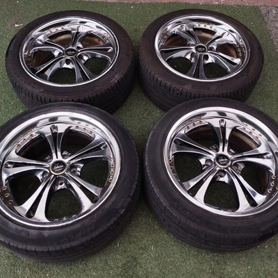 JDM Weds Kranze Cerberus 2 184Book Set 8j+38 9j+47 Chrome Deep Rim