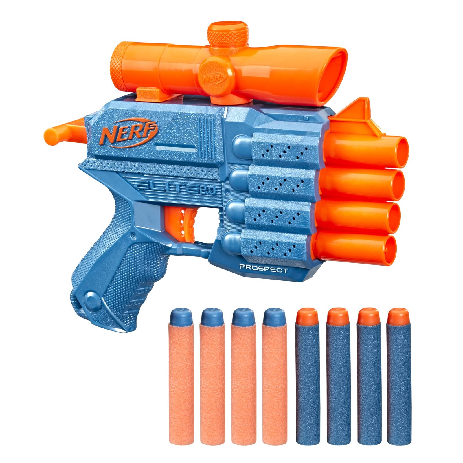 Nerf Elite 20 Prospect QS-4 Blaster 8 Official Darts 4-Dart Blasting Non-Rem 3190₽