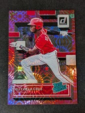 2022 Donruss Baseball - Rated Prospects Elly de La Cruz #RP-6 Pink Fireworks