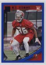 2018 Panini Donruss Rookie Press Proof Blue MJ Stewart #371 uu6