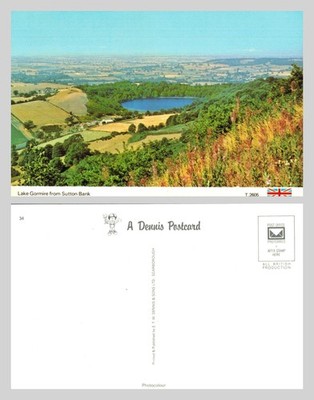 Alte Postkarte - Lake Gormire von Sutton Bank North Yorkshire UNBESENDET