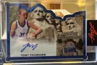 Toby Fournier 2026 Leaf Metal Mount Rushmore Autograph Shimmer Blue #TF1 #3/3