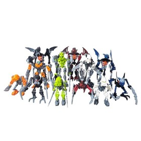 LEGO Bionicle lot Toa Phantoka VA Matoran Of Light Comp  W/ All Zamor & Leeches 