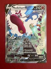 Medicham V 186/203 Evolving Skies Alternate Full Art Pokemon Card