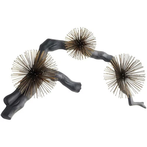 Cyan Design 11435 Ichiyo Black and Gold Accents Wall Decor, Medium - Picture 1 of 10