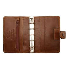 Filofax Gernuine Malden System Organizer Mini Ocher A6 Size Leather 028625