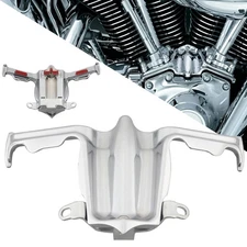 Chrome Tappet Lifter Block Accent Cover For Harley Road King Tri-Glide Breakout