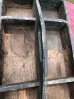 Great Antique Primitive Wood Cutlery Hardware Tote Green Paint — photo 10