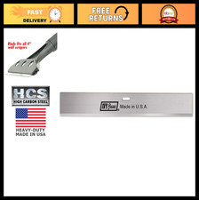 4" Wall Scraper Blades - 100-Pack, Heavy Duty, USA Made, Replacement Tool Blades