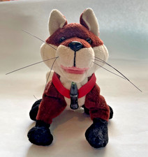 1998 Coca Cola Fannie Fox Plush Germany Flag Coke Bean Bag Toy
