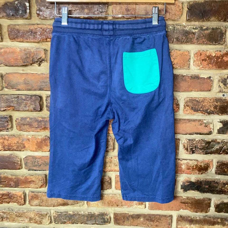 Mini Boden Azul Verde Bolsos Jersey Tejido Pantalones Cortos Largos Niños Jóvenes Talla 11Y 11 Foto 4 de 4