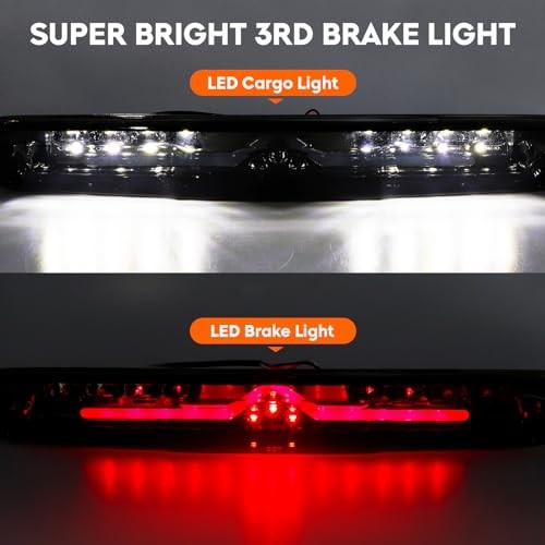 Tail Light + 3rd Third Brake Cargo Lamp for Taillight + Smoked Brake Light - Picture 7 of 8