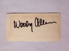 Woody Allen Autograph Cut Signed Index Card W/ GAI COA — photo 2