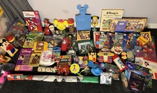 Large Lot of Disney Vintage & Antique Collectables From Estate Auction