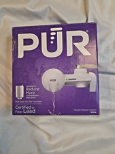 PUR Faucet Filtration System w/Filter White Model PFM150W Brand New Open Box