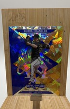 2025 Panini Crusade - Crusade Bubba Chandler, Bubba Chandler #3 Blue Cracked Ice