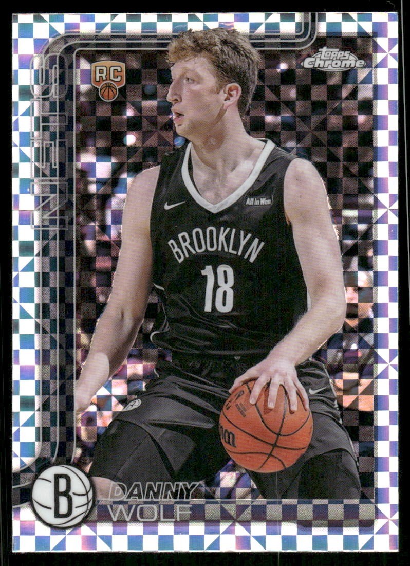 2025-26 Topps Chrome #277 Danny Wolf X-Fractor Rookie