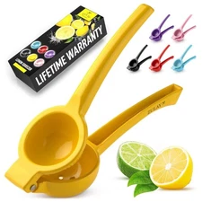 Metal Lemon Squeezer – Handheld Manual Citrus Juicer Easy to Use