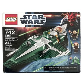 LEGO 9498 Star Wars Saesee Tiin's Jedi Starfighter 244pcs/ Brand New Sealed Pack