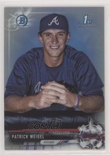 2017 Bowman Chrome Prospects Refractor 423/499 Patrick Weigel #BCP74 0i21