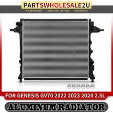 Radiator for Genesis GV70 2022 2023 2024 2.5L 26mm 25310AR050 Plastic+Aluminium