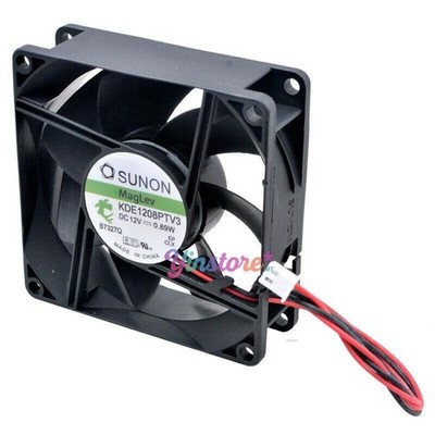 1 pc. New KDE1208PTV3 Cooling Fan 8025 DC12V 0.89W 8CM 2Pin #tp